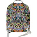 Sugar Skulls Pattern Double Compartment Backpack View3