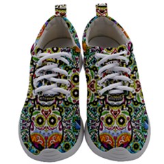 Sugar Skulls Pattern Mens Athletic Shoes by ExtraAwesomeSauce