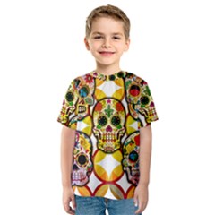 Sugar Skulls Kids  Sport Mesh Tee