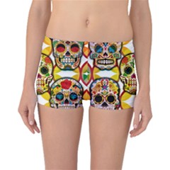 Sugar Skulls Boyleg Bikini Bottoms by ExtraGoodSauce