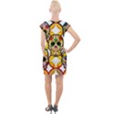 Sugar Skulls Cap Sleeve Bodycon Dress View2