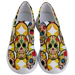 Sugar Skulls Women s Lightweight Slip Ons by ExtraGoodSauce