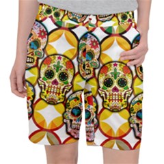 Sugar Skulls Pocket Shorts by ExtraGoodSauce