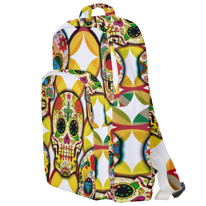 Sugar Skulls Double Compartment Backpack