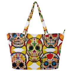 Sugar Skulls Full Print Shoulder Bag