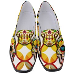 Sugar Skulls Women s Classic Loafer Heels by ExtraGoodSauce