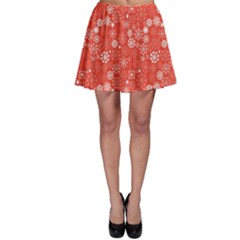 Christmas Snowflakes Skater Skirt by ExtraAwesomeSauce