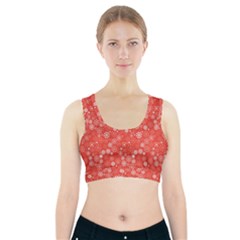 Christmas Snowflakes Sports Bra With Pocket by ExtraGoodSauce