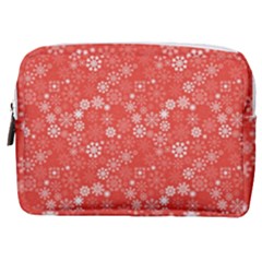 Christmas Snowflakes Make Up Pouch (medium)