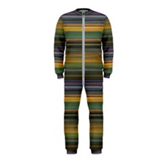 Multicolored Linear Abstract Print Onepiece Jumpsuit (kids) by dflcprintsclothing