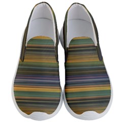 Multicolored Linear Abstract Print Men s Lightweight Slip Ons by dflcprintsclothing