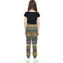 Multicolored Linear Abstract Print Kids  Elastic Waist Pants View2