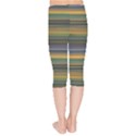 Multicolored Linear Abstract Print Kids  Capri Leggings  View2