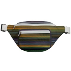 Multicolored Linear Abstract Print Fanny Pack