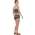 Multicolored Linear Abstract Print Summer Cropped Co-Ord Set View2