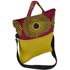 African Culture Fold Over Handle Tote Bag by gracefashion