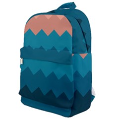 Flat Ocean Waves Palette Classic Backpack by goljakoff