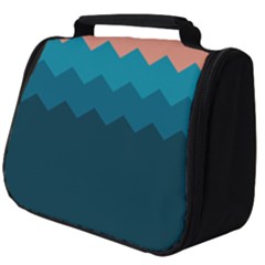 Flat Ocean Waves Palette Full Print Travel Pouch (big) by goljakoff