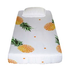 Pineapple Pattern Fitted Sheet (single Size) by goljakoff