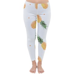 Pineapple Pattern Classic Winter Leggings by goljakoff