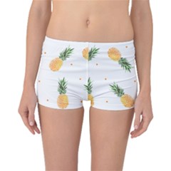 Pineapple Pattern Boyleg Bikini Bottoms by goljakoff