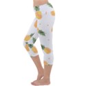 Pineapple pattern Capri Yoga Leggings View2