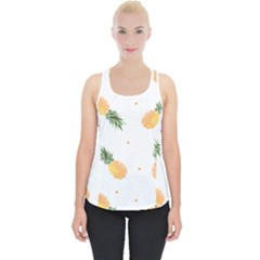 Pineapple Pattern Piece Up Tank Top by goljakoff