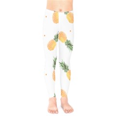 Pineapple Pattern Kids  Leggings by goljakoff