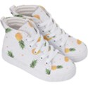 Pineapple pattern Kids  Hi-Top Skate Sneakers View3