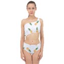 Pineapple pattern Spliced Up Two Piece Swimsuit View1