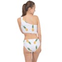 Pineapple pattern Spliced Up Two Piece Swimsuit View2