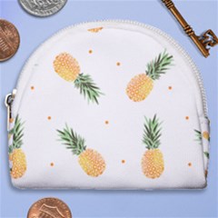 Pineapple Pattern Horseshoe Style Canvas Pouch by goljakoff