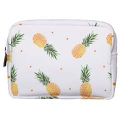 Pineapple Pattern Make Up Pouch (medium) by goljakoff