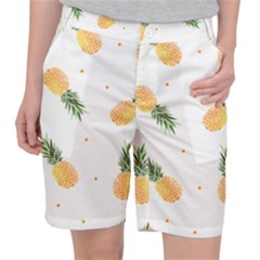 Pineapple Pattern Pocket Shorts by goljakoff