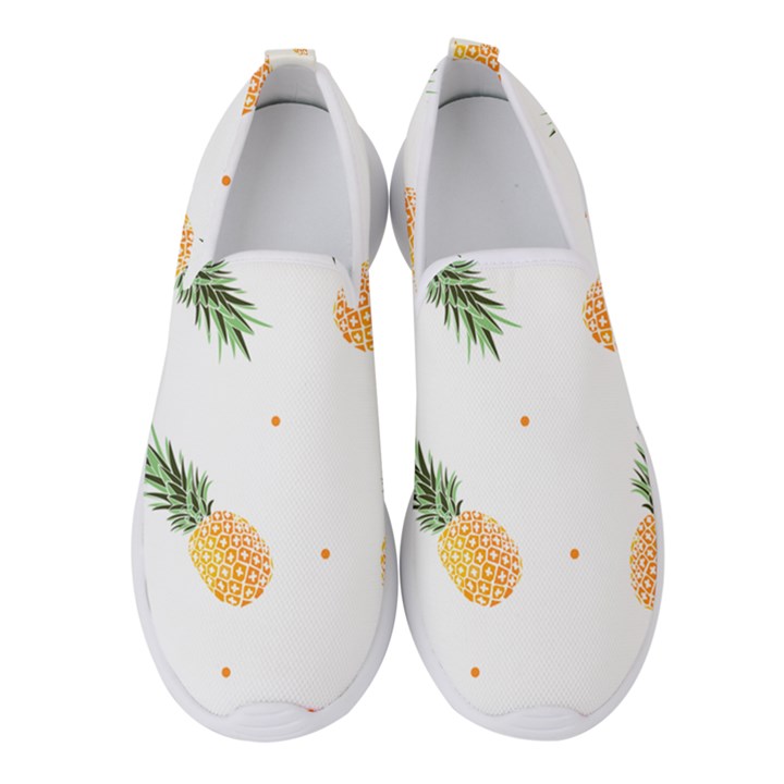 Pineapple pattern Women s Slip On Sneakers