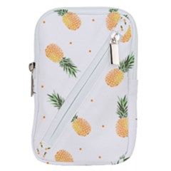 Pineapple Pattern Belt Pouch Bag (small) by goljakoff