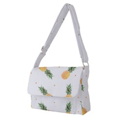 Pineapple Pattern Full Print Messenger Bag (m) by goljakoff