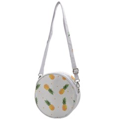 Pineapple Pattern Crossbody Circle Bag