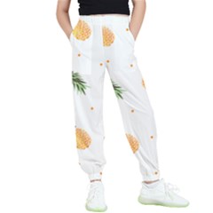 Pineapple Pattern Kids  Elastic Waist Pants by goljakoff