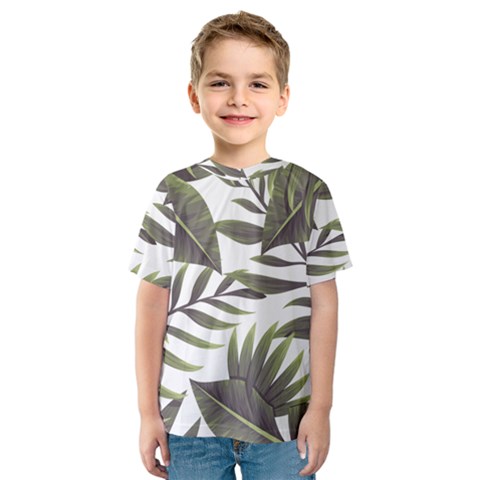 Green Leaves Kids  Sport Mesh Tee by goljakoff