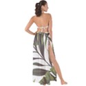 Green leaves Maxi Chiffon Tie-Up Sarong View2