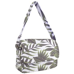 Green Leaves Courier Bag by goljakoff