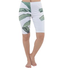 Banana Leaf Cropped Leggings  by goljakoff