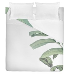 Banana Leaf Duvet Cover Double Side (queen Size) by goljakoff