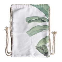 Banana Leaf Drawstring Bag (large) by goljakoff