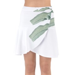 Banana Leaf Wrap Front Skirt