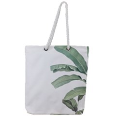 Banana Leaf Full Print Rope Handle Tote (large) by goljakoff