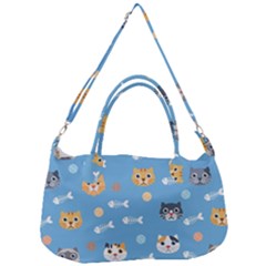 Cute Cat Pattern Removal Strap Handbag by ExtraGoodSauce