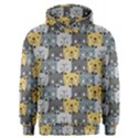 Cute Cat Pattern Men s Overhead Hoodie View1