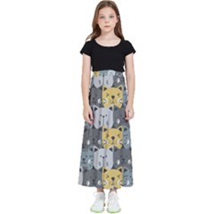 Cute Cat Pattern Kids  Skirt